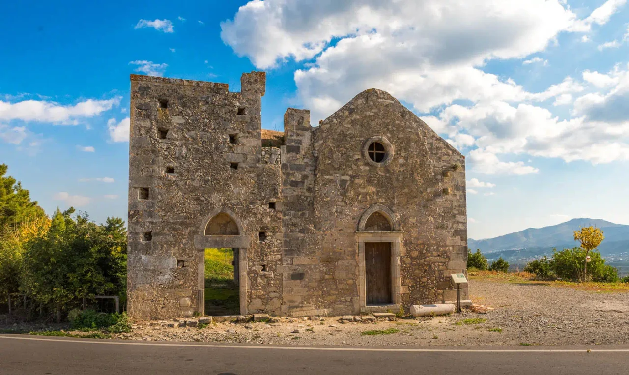 Aghios Georgios Phalandras church, next to Phaistos in south Crete