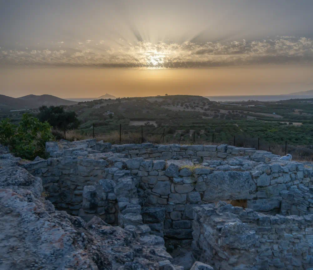 Tholos Minoan Tomb in Kamilari south Crete