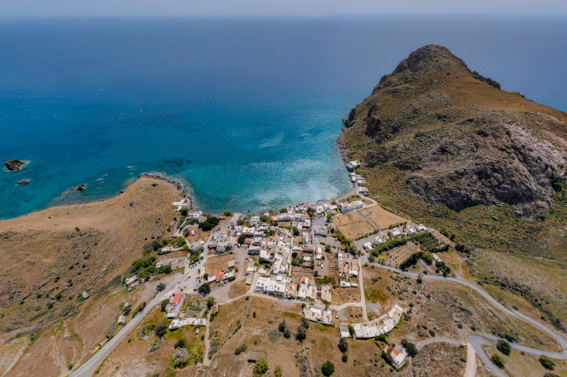 Lentas beach in south Crete