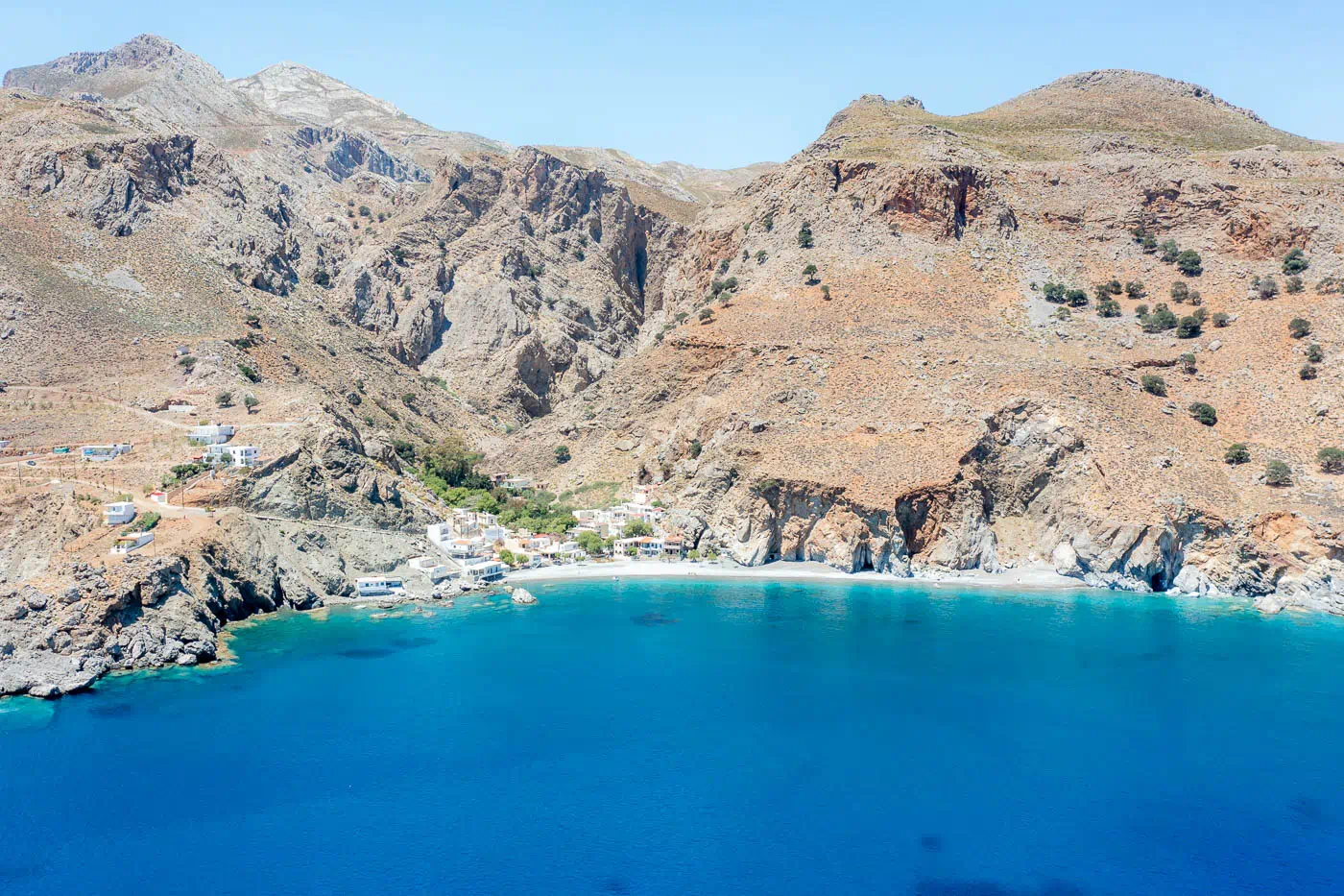 Maridaki, west of Tsoutsouris beach in south Crete