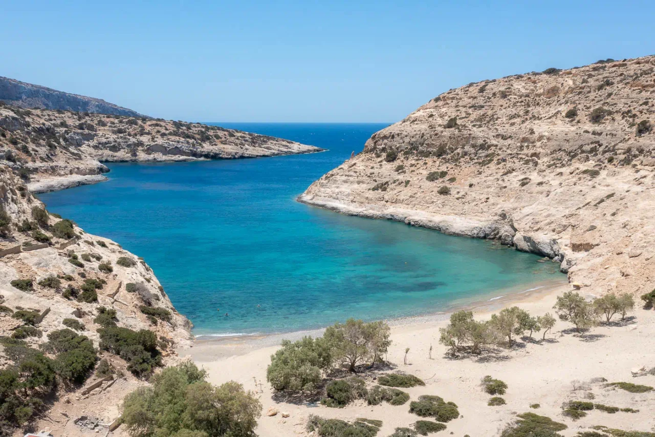 Vathy beach, south of Matala Crete