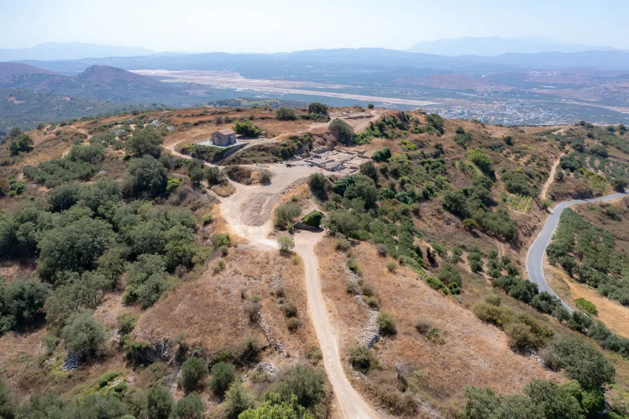 Ancient Lyktos or Lyttos near Kastelli Crete