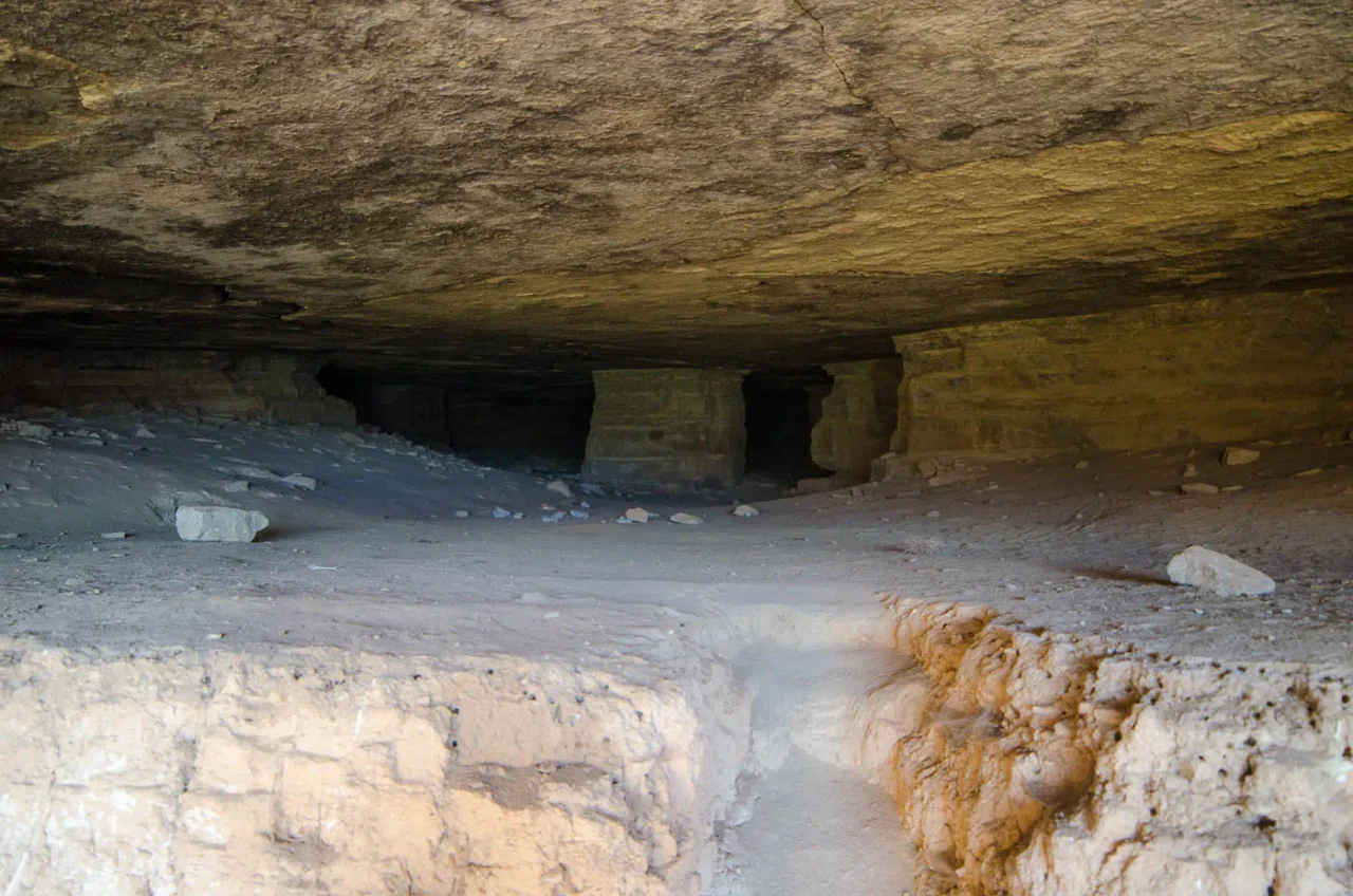 Small Labyrinth cave entrance, near Gortyna Crete