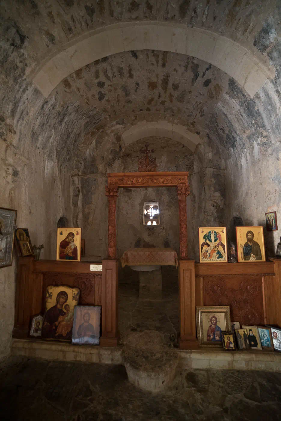 Afentis Christos church in Kaloeidena monastery, near Ano Meros in Crete