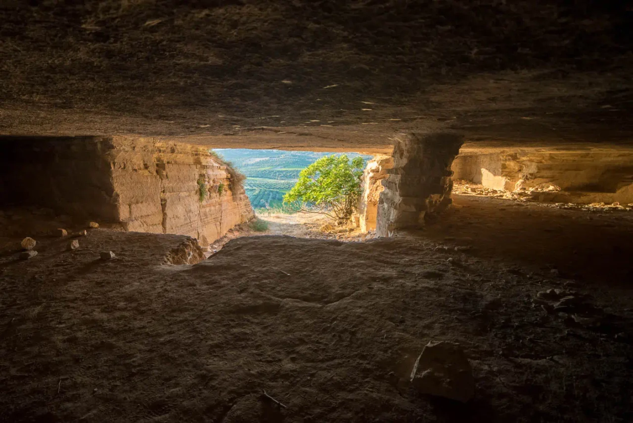 Small Labyrinth cave entrance, near Gortyna Crete