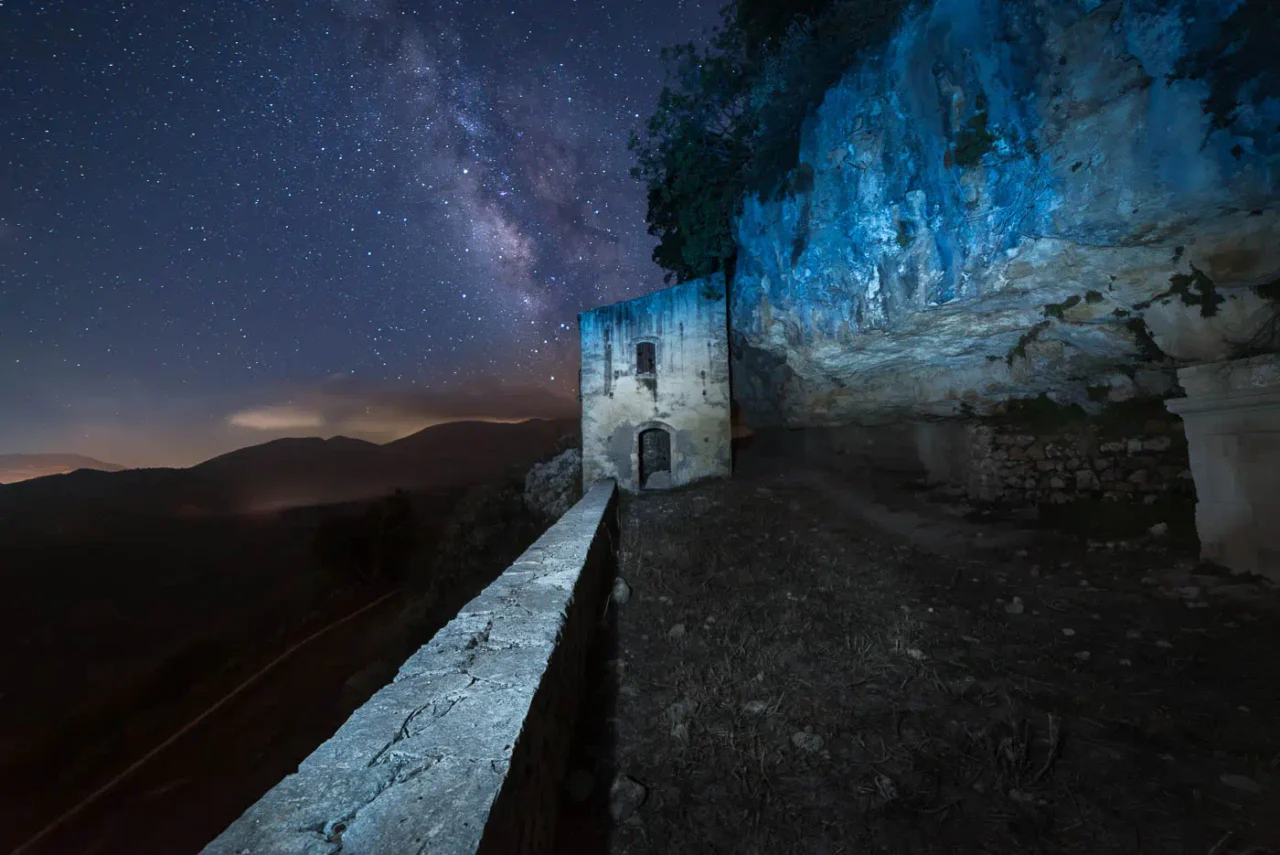 Agios Antonios monastery in Veni hill, Crete