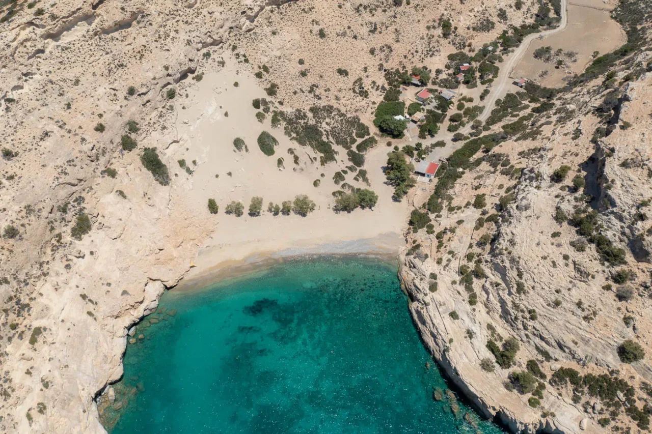 Vathy beach, south of Matala Crete