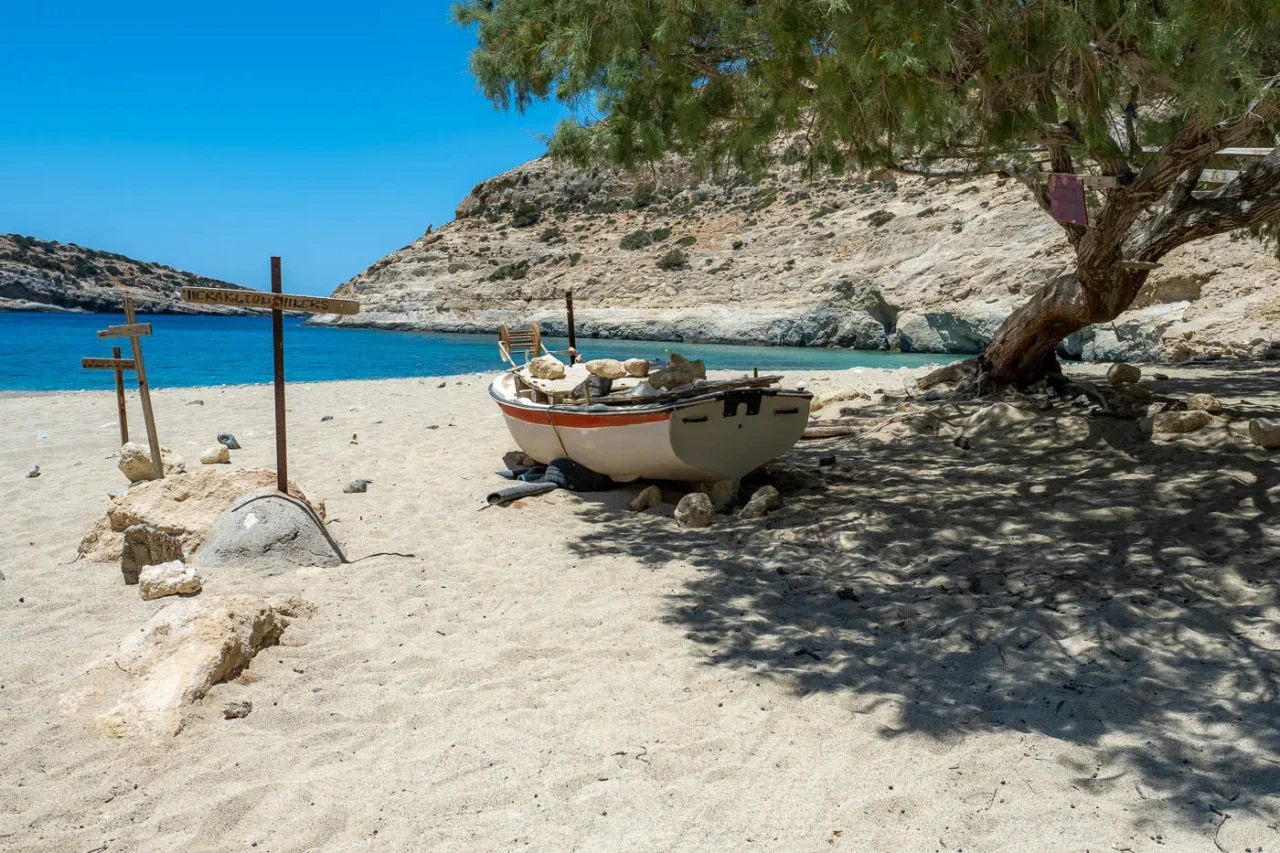 Vathy beach, south of Matala Crete