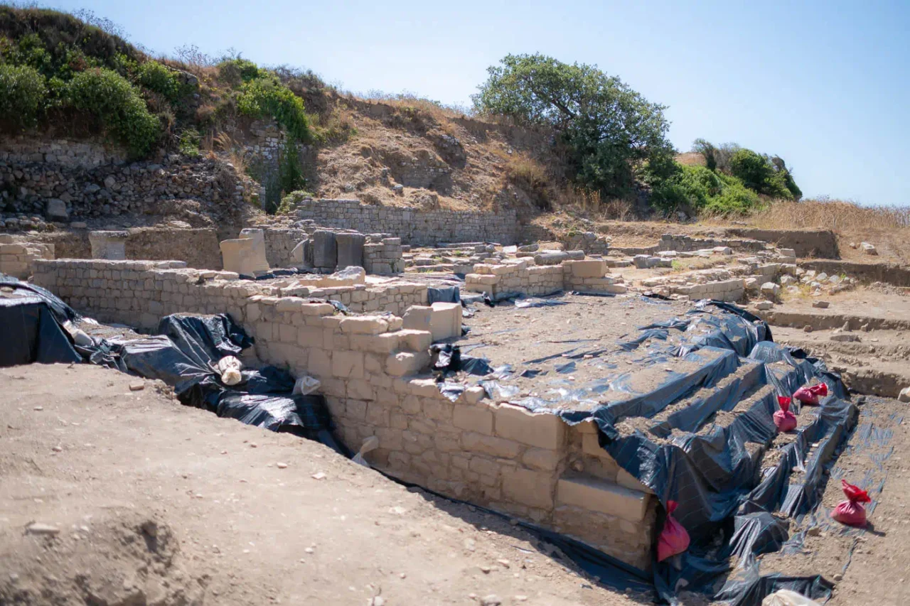 Ancient Lyktos or Lyttos near Kastelli Crete