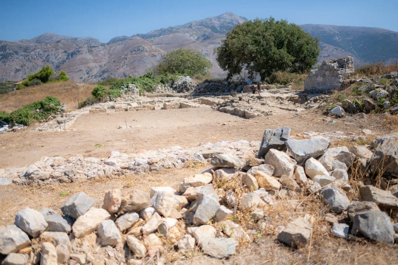 Ancient Lyktos or Lyttos near Kastelli Crete