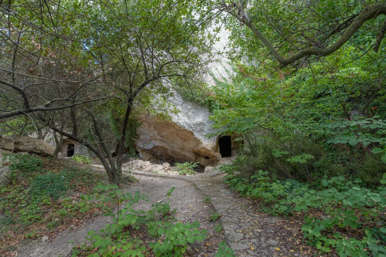 Roman tombs on Gra Mantra in Agios Thomas Heraklion