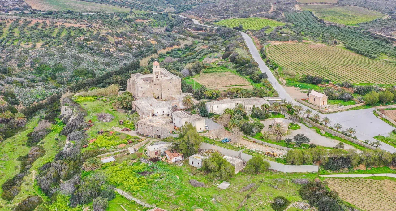 Toplou Monastery near Siteia in Crete