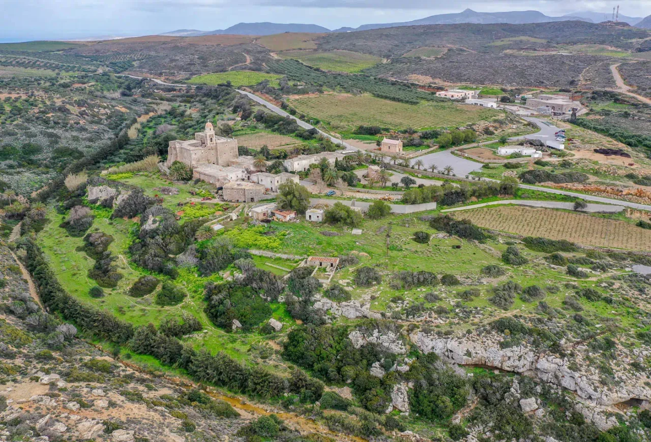 Toplou Monastery near Siteia in Crete