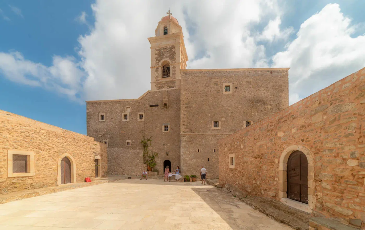 Toplou Monastery near Siteia in Crete