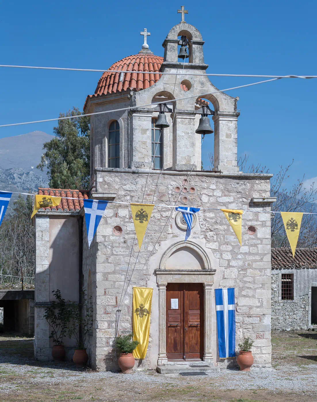 Moni Asomaton monastery in Amari Crete