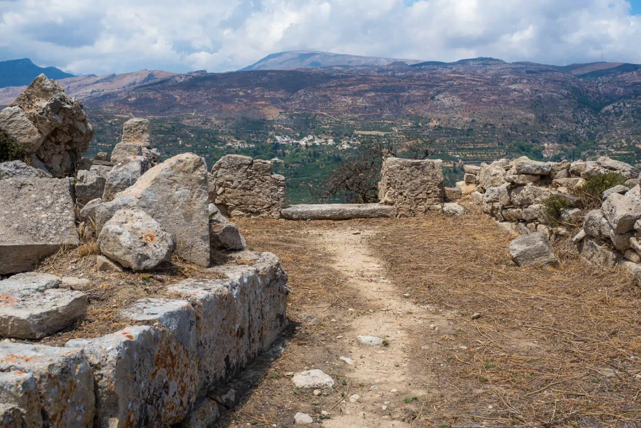 Presos ancient settlement south of Siteia in Crete