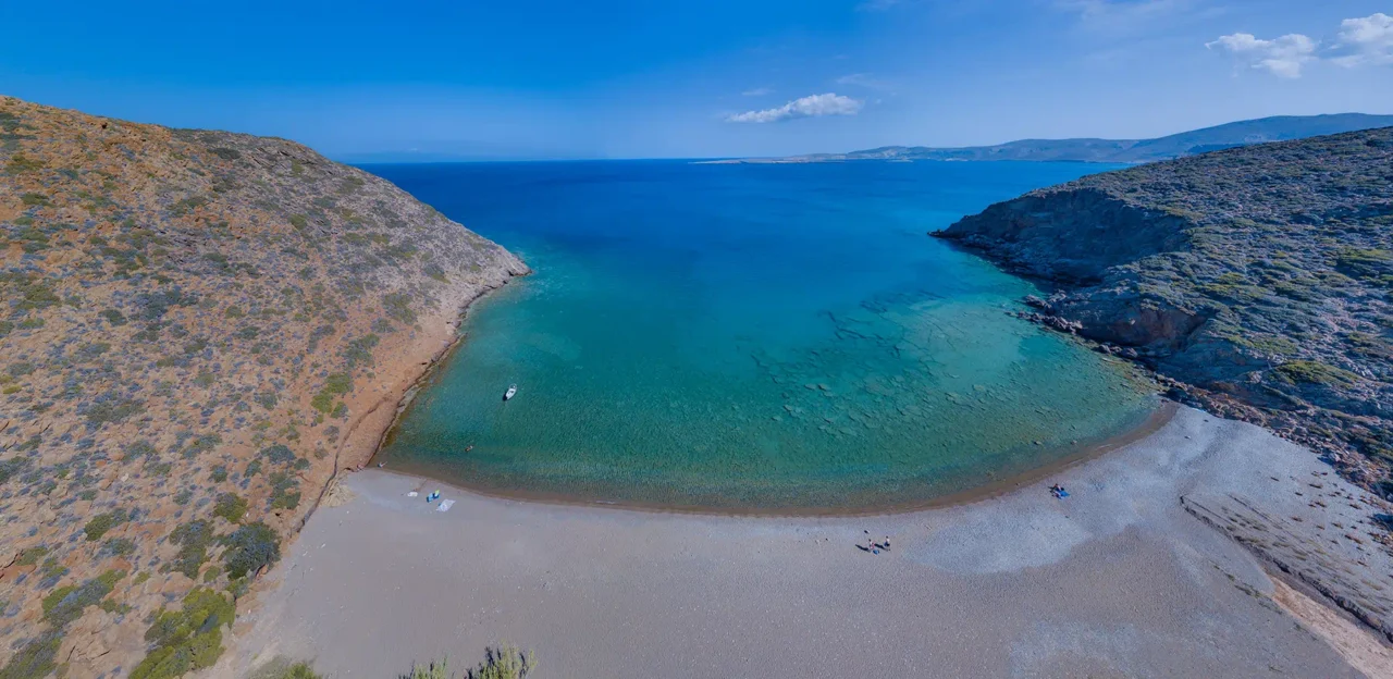 Maridati beach between Kouremenos and Vai beach in Siteia Crete