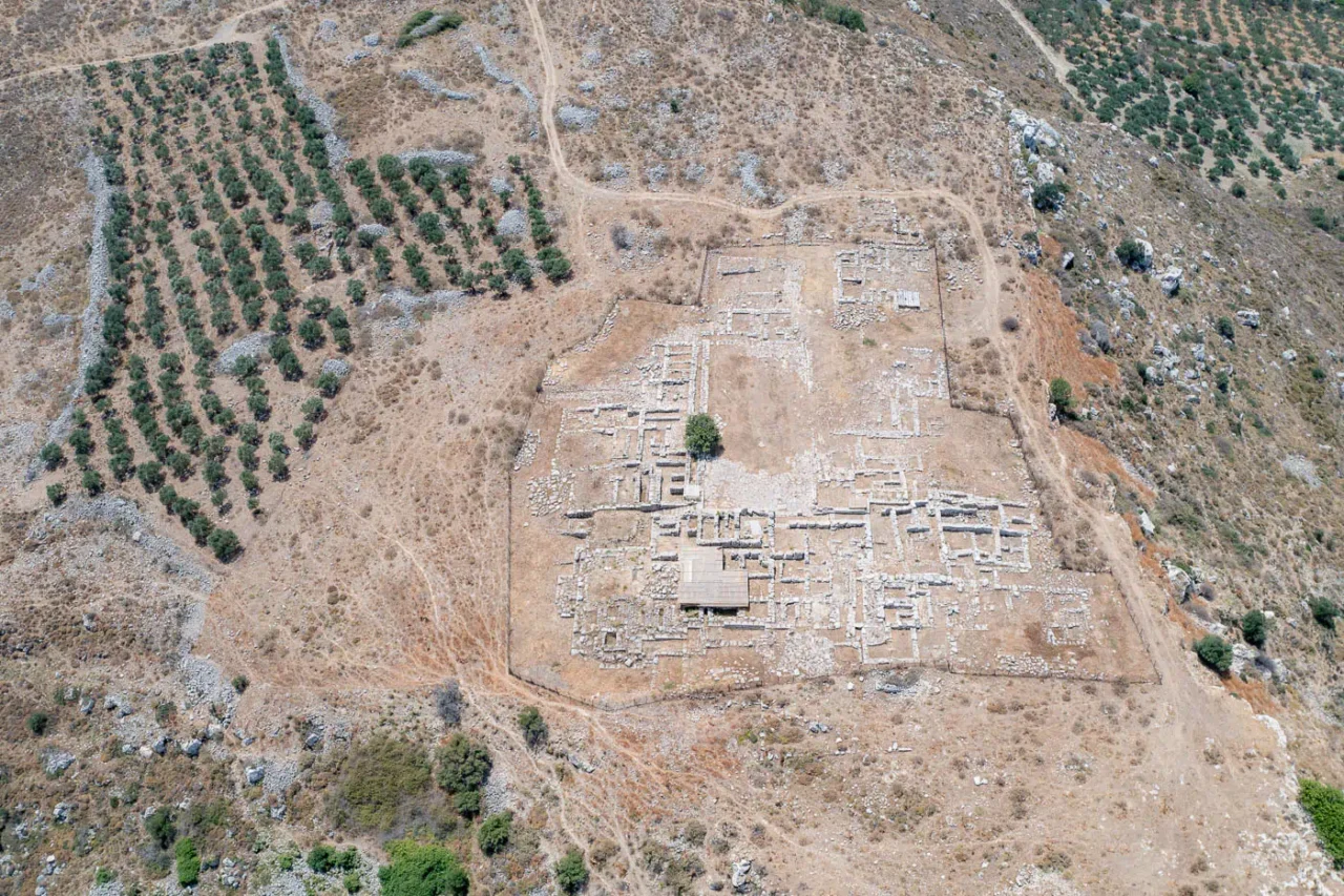 Galatas Minoan palace near Arkalochori Crete