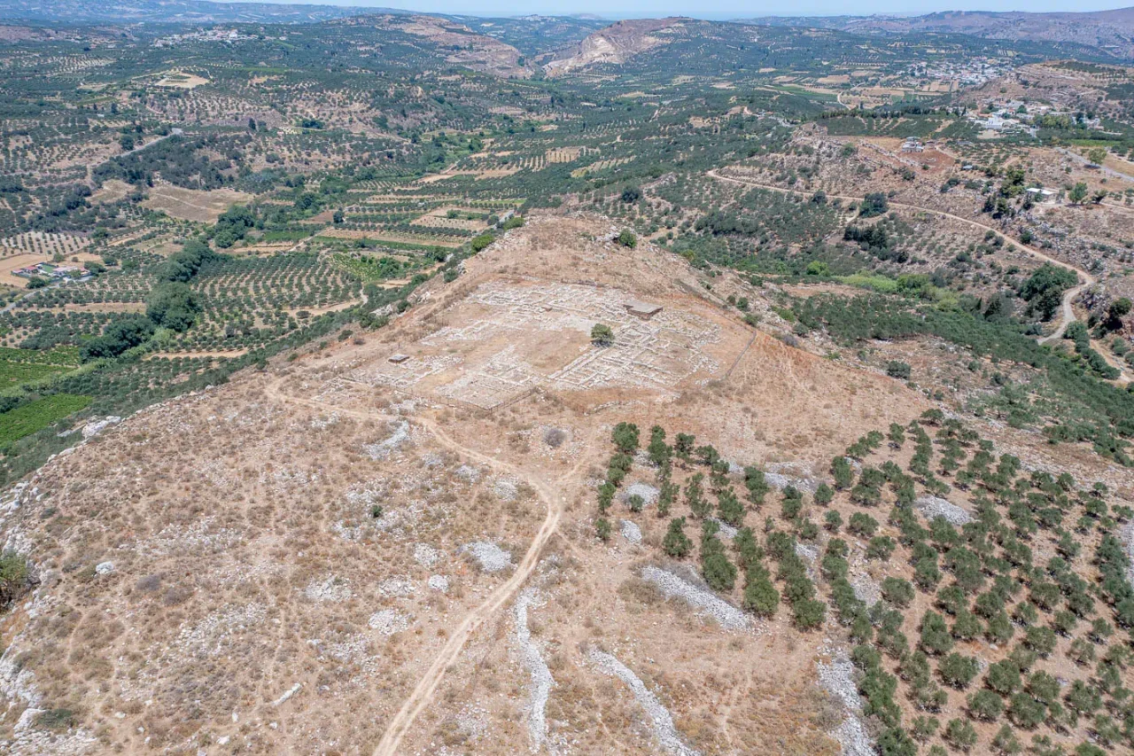 Galatas Minoan palace near Arkalochori Crete