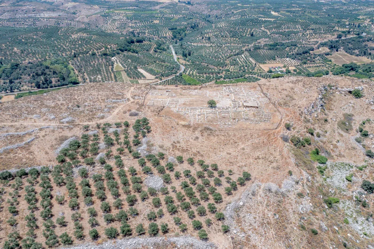 Galatas Minoan palace near Arkalochori Crete