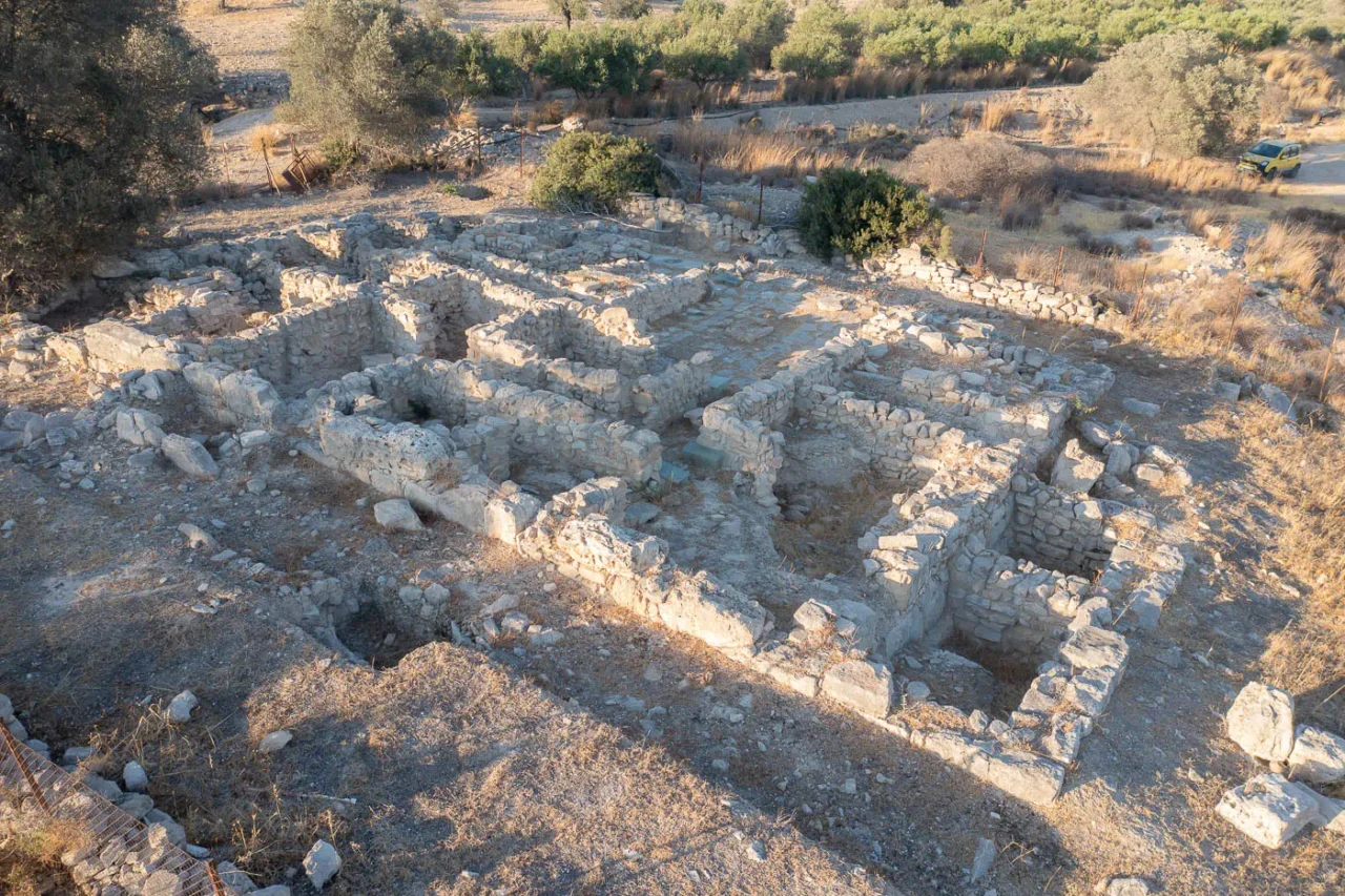 Pitsidia Minoan Villa near Kamilari in south Crete