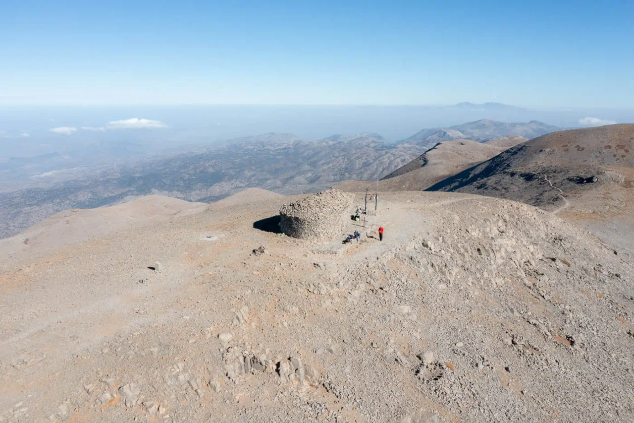 Timios Stavros peak in Psiloritis (Ida) mountain in Crete