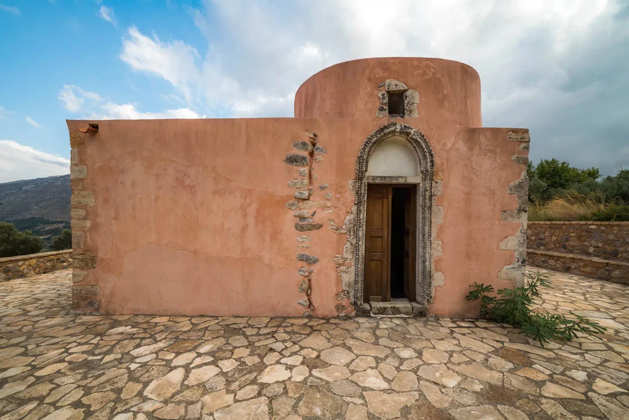 Panagia Mavridiani church in Meronas of Amari Crete