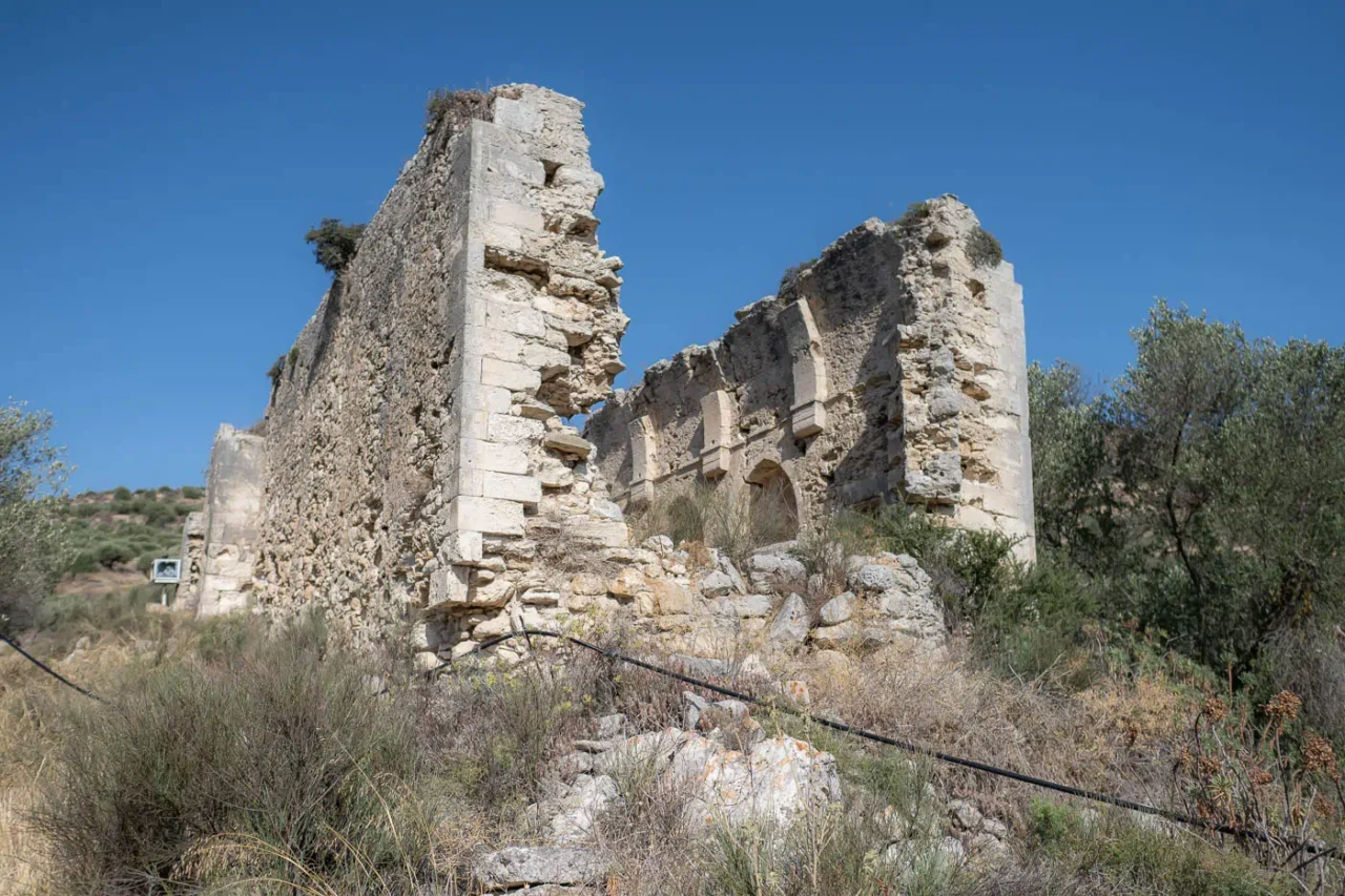 Ruins of Church of Michail Archangelos in Skalani Heraklion Crete