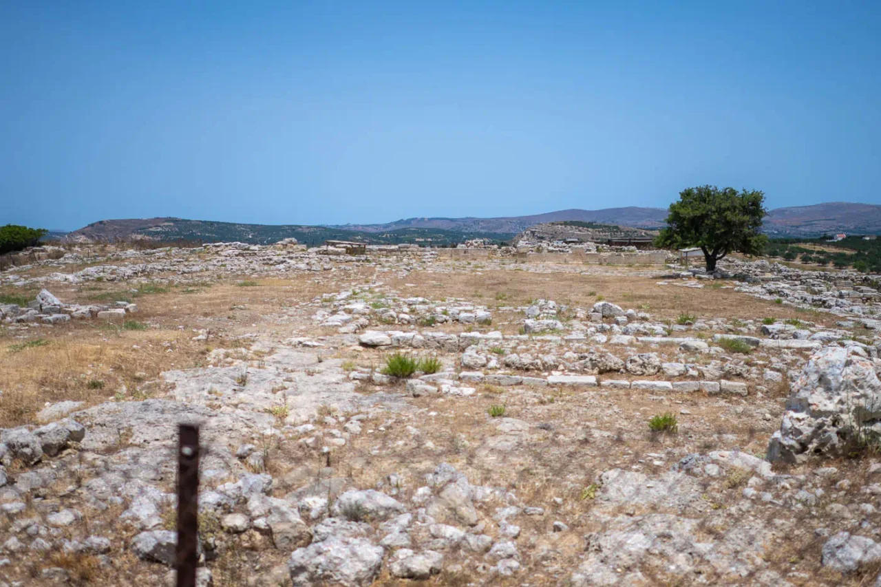 Galatas Minoan palace near Arkalochori Crete