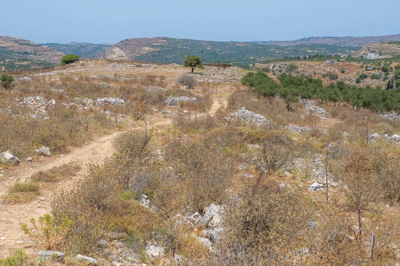 Galatas Minoan palace near Arkalochori Crete