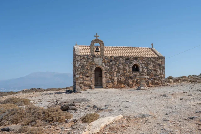 Kefali peak, Lithino cape in south Heraklion Crete