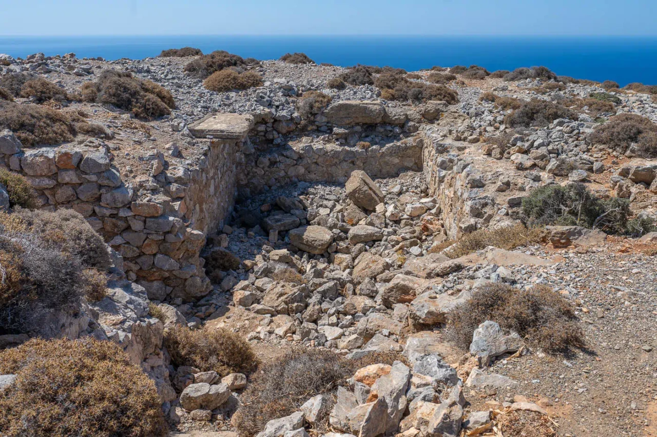 Kefali peak, Lithino cape in south Heraklion Crete