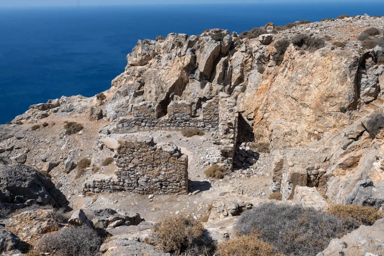 Kefali peak, Lithino cape in south Heraklion Crete