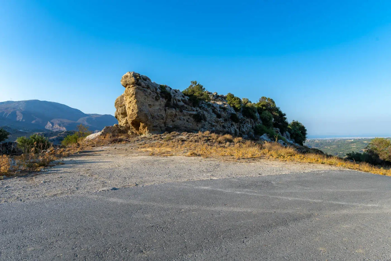 Kastellas hill next to Agios Georgios Gorgolaini in Kato Asites Crete