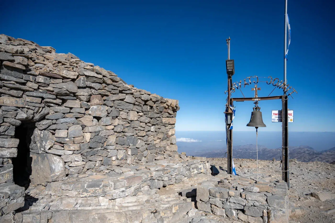 Timios Stavros peak in Psiloritis (Ida) mountain in Crete