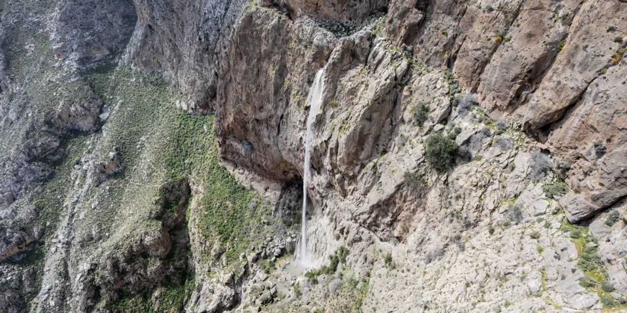 Abas waterfall in Asterousia mountain, south Crete