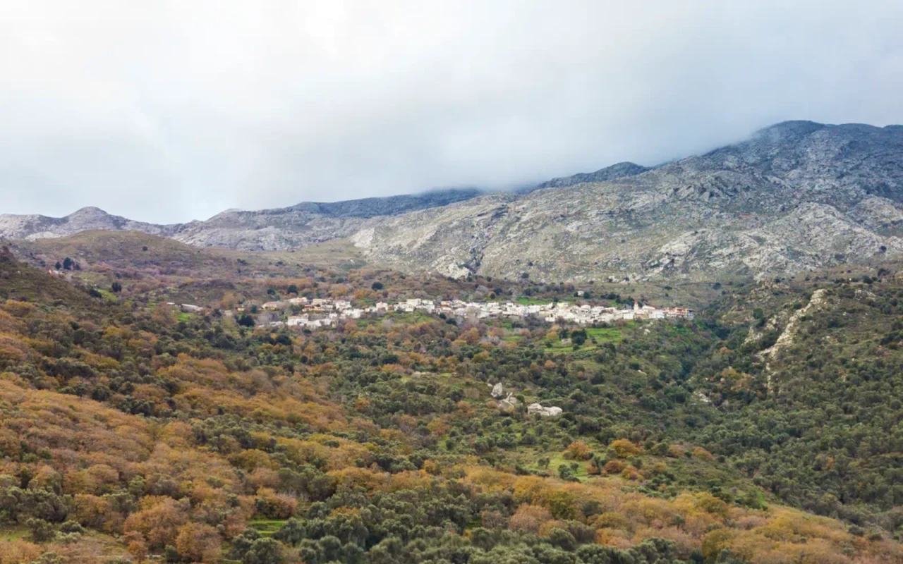 Ano Meros in north Kentros in Amari Crete