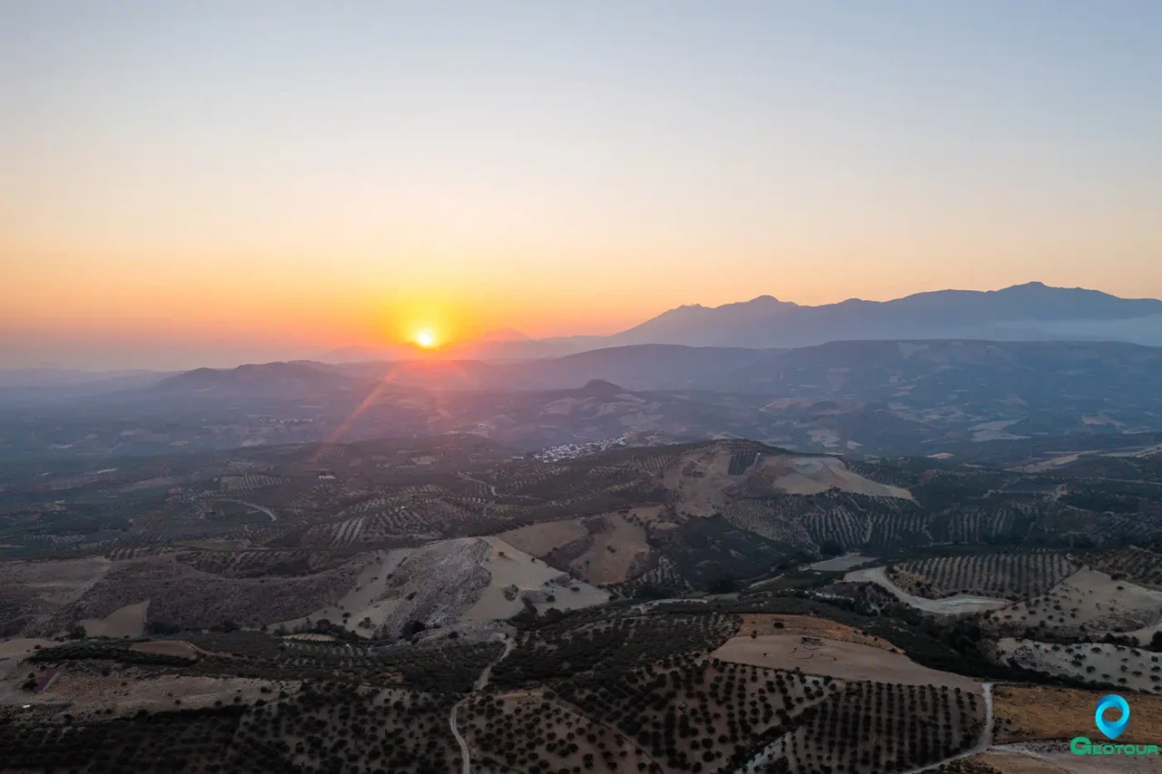 View from Inia settlement in Gortyna, south Crete