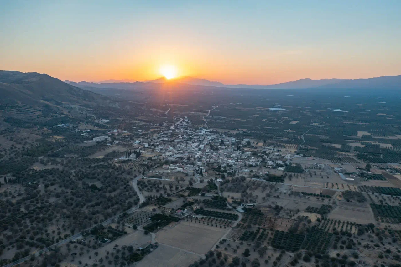 Agioi Deka next to Gortyna in south Crete