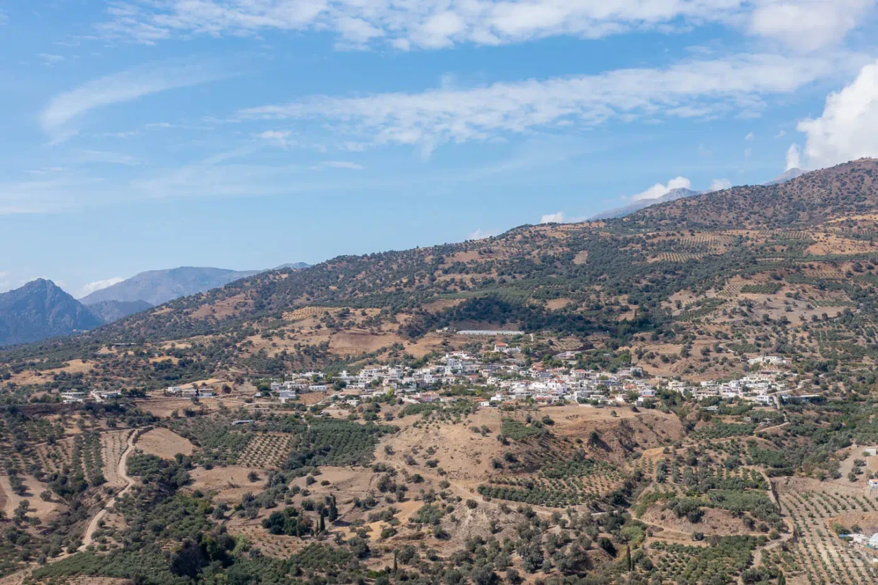 Skourvoula settlement in south Crete