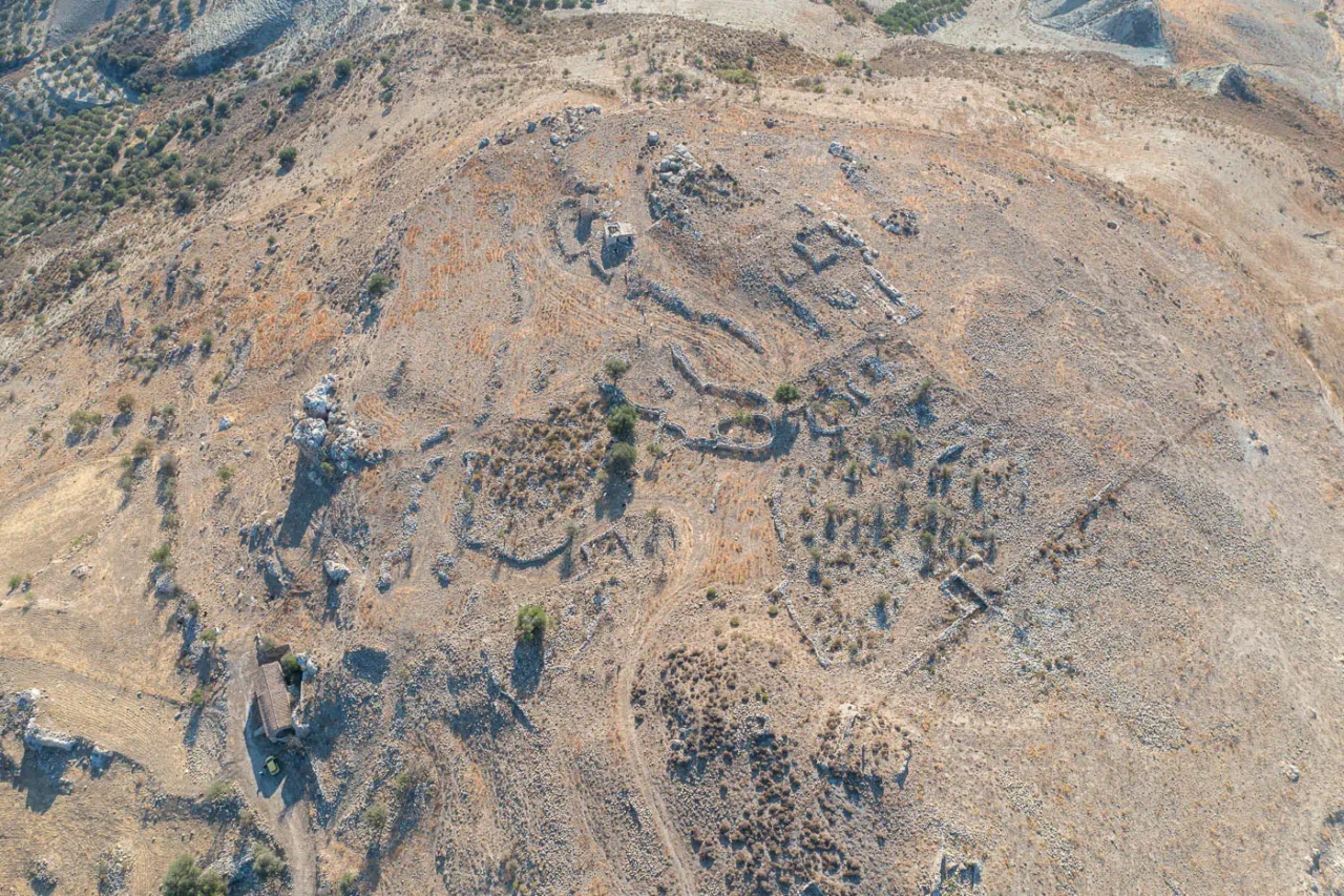 Ancient Priansos, Belvedere fortress near Kastelliana in south Crete