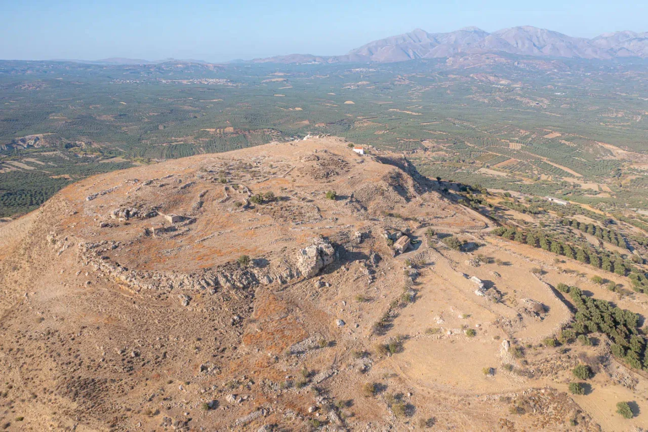 Ancient Priansos, Belvedere fortress near Kastelliana in south Crete