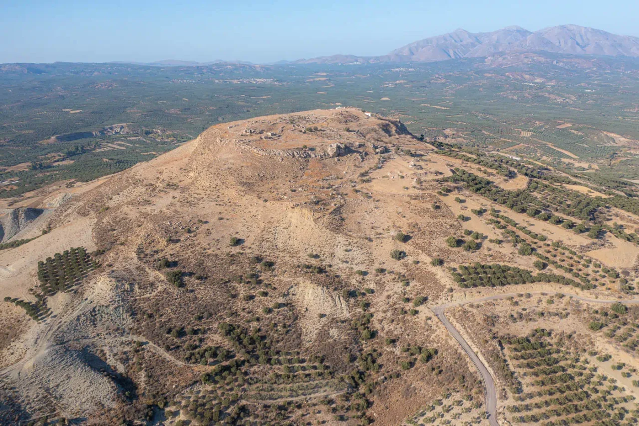 Ancient Priansos, Belvedere fortress near Kastelliana in south Crete