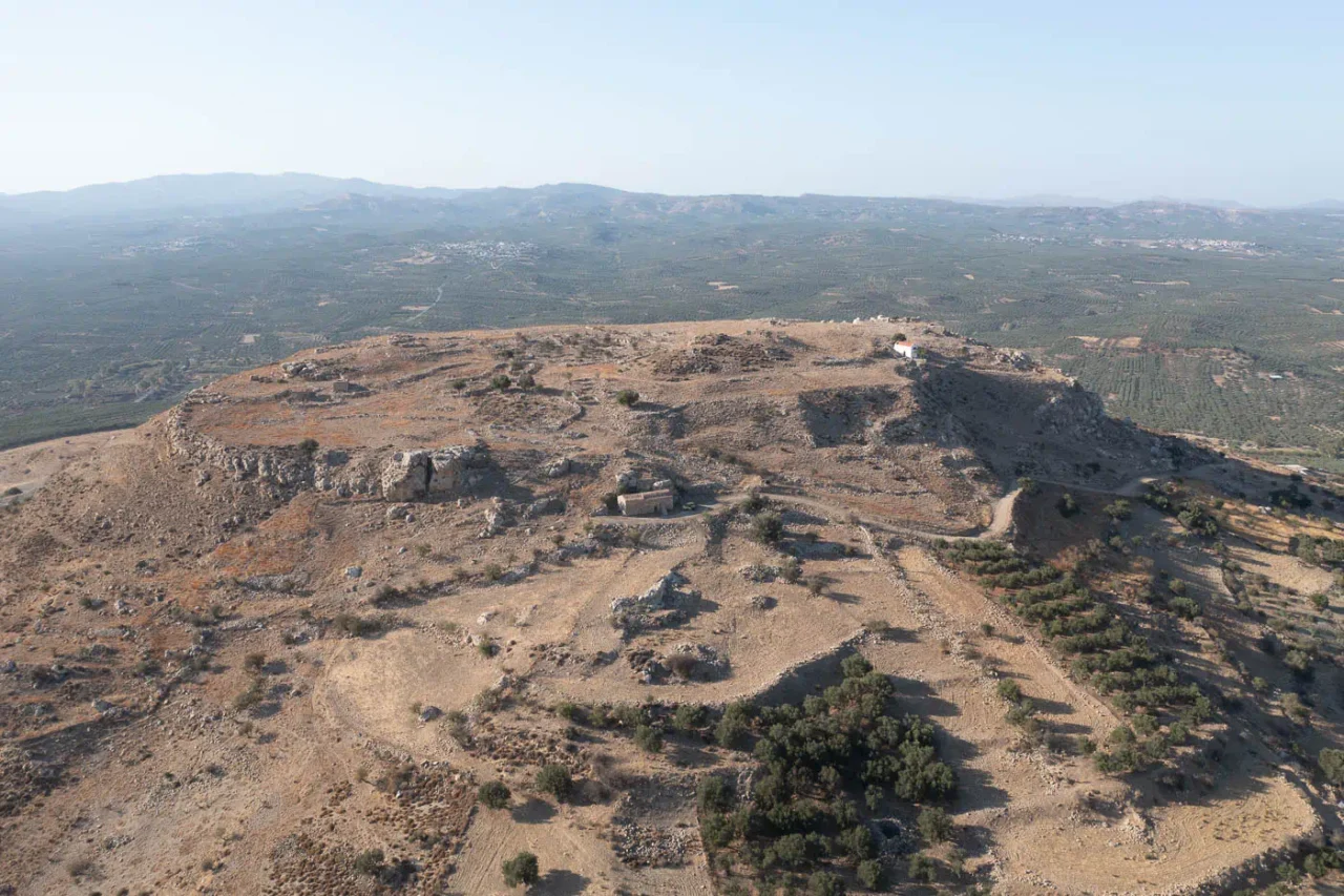 Ancient Priansos, Belvedere fortress near Kastelliana in south Crete