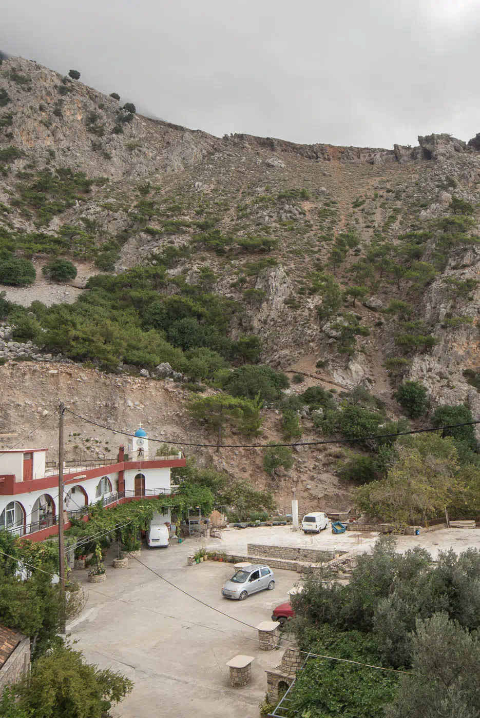 Agios Nikolaos Monastery and Agios Efthimios Hermitage, near Rouvas gorge, in Zaros Crete