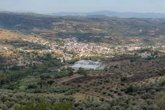 Zaros village in south Psiloritis Crete