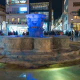 Morosini fountain in the center of Heraklion Crete