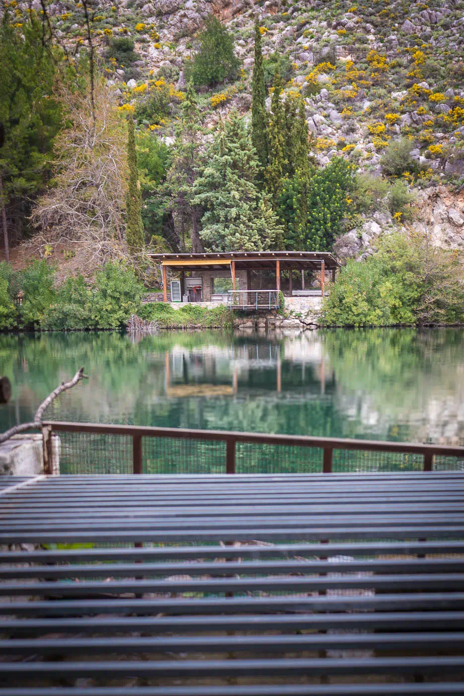 Votomos lake in Zaros Crete