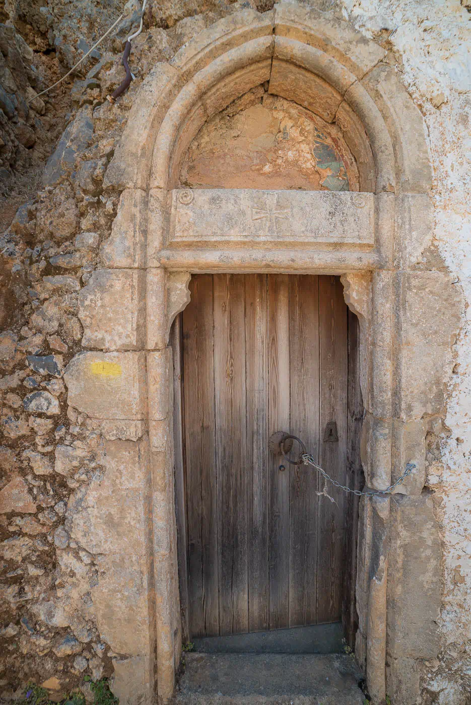 Agios Efthimios Hermitage, above Agios Nikolaos monastery at the exit of Rouvas gorge