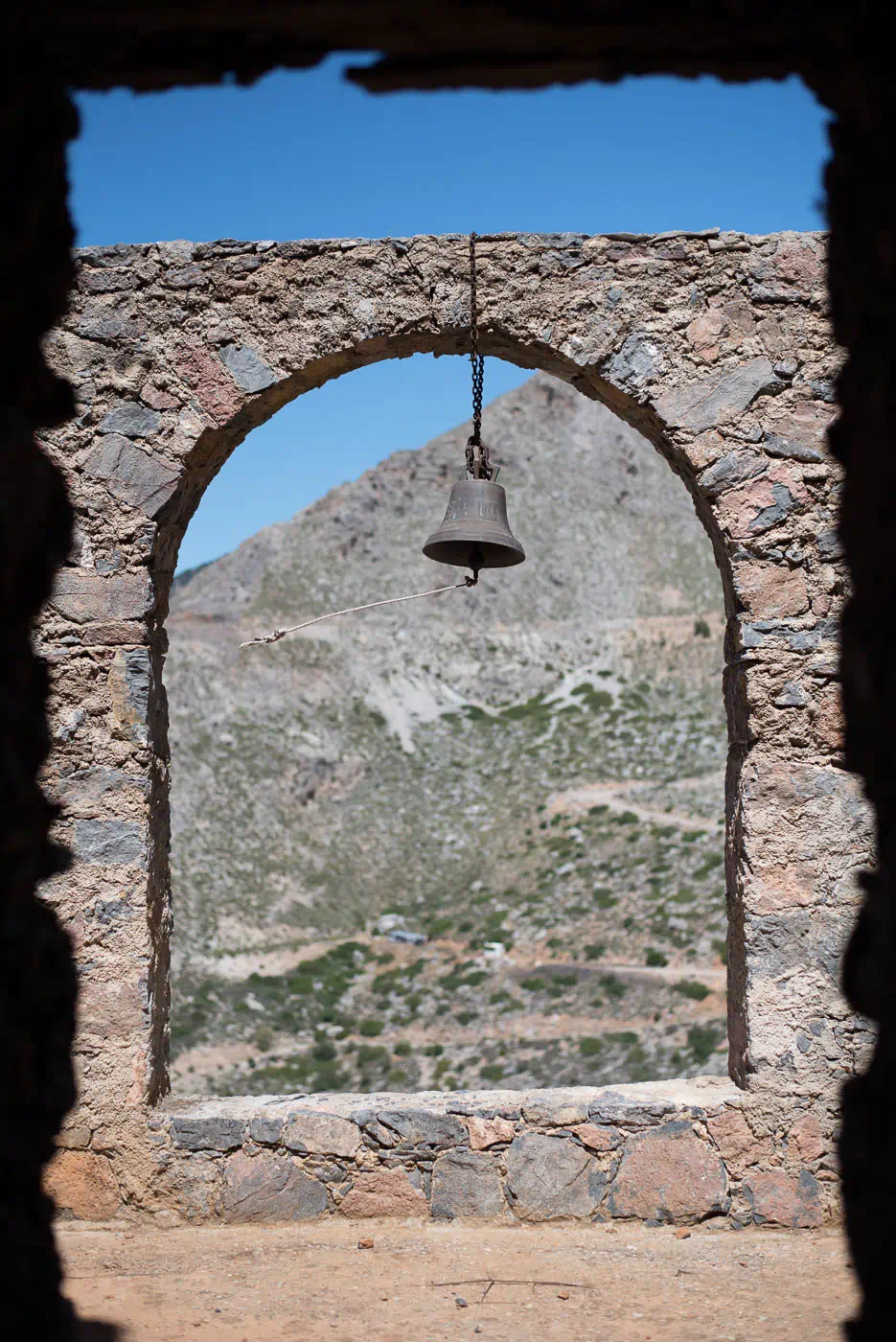 Agios Efthimios Hermitage, above Agios Nikolaos monastery at the exit of Rouvas gorge